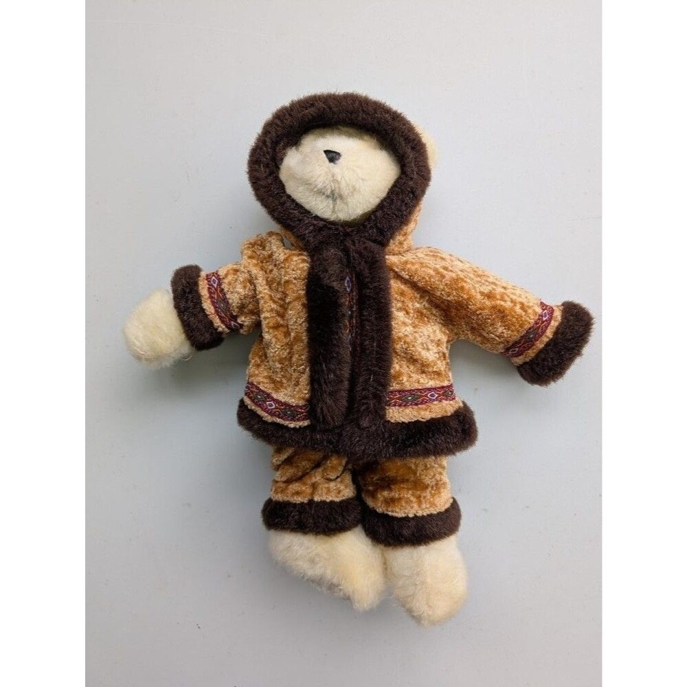 Sugarloaf Creations Eskimo Teddy Bear Plush Native Parka Outfit 13 in ACMI Cream